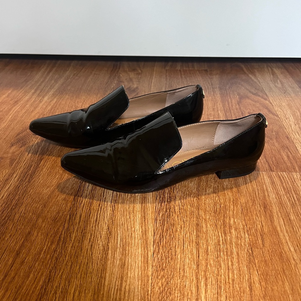 black calvin klein elin loafer